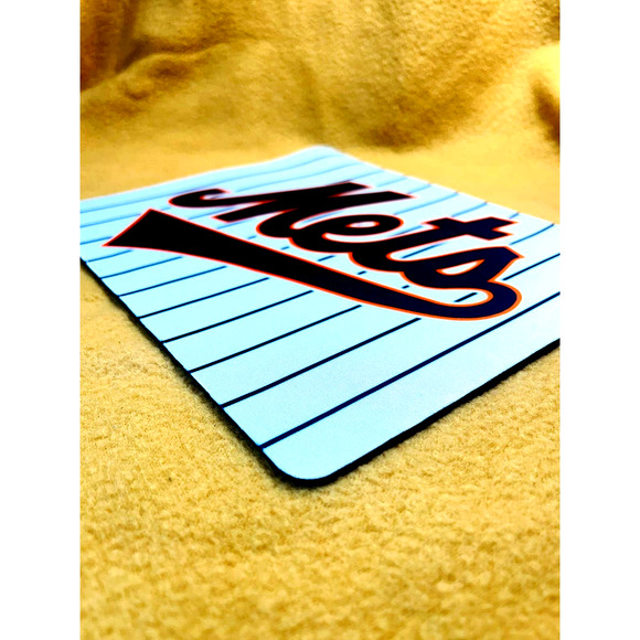 METS BASEBALL HIGH QUALITY MOUSE PAD MAT FOR SCHOOL AND OFFICE - Picture 4 of 4